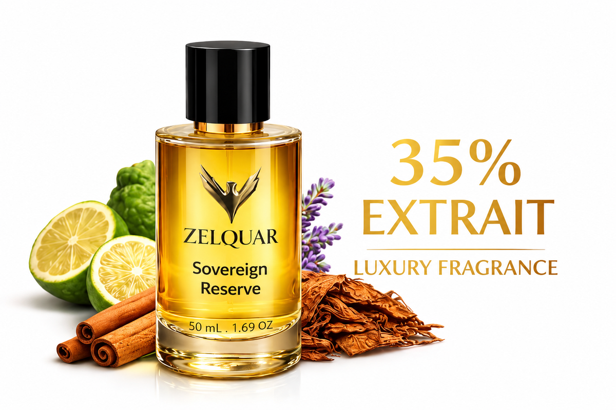 ZELQUAR™ Sovereign Reserve – 50ml Eau De Parfum | Warm Woody Fragrance for Men