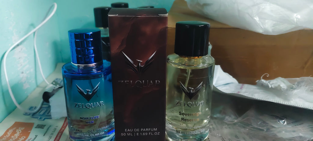 ZELQUAR™ Signature Perfume Duo – Sovereign Reserve & Noir Elite Men | 2 x 50ml Eau De Parfum