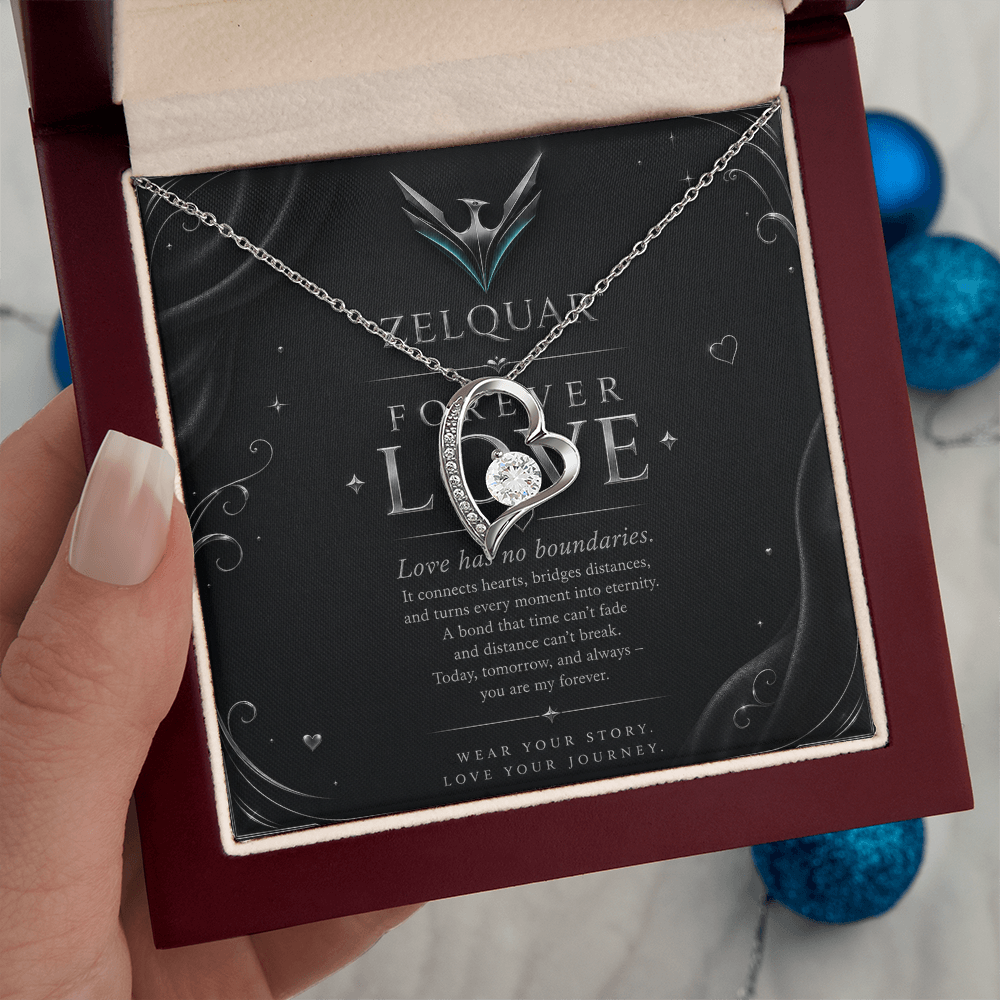 ZELQUAR™ Forever Love Necklace – A Timeless Symbol of Endless Love