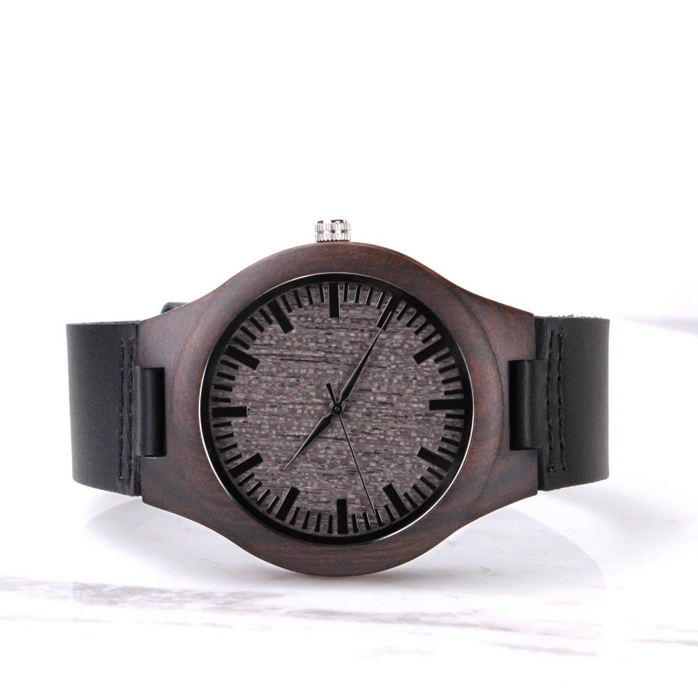 ZELQUAR™ Heritage Sandalwood Wooden Watch – Personalized Luxury Timepiece