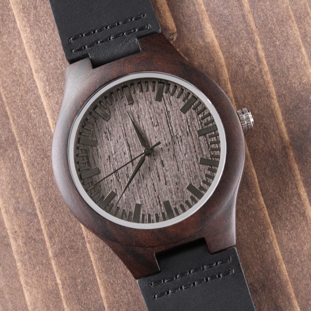 ZELQUAR™ Heritage Sandalwood Wooden Watch – Personalized Luxury Timepiece
