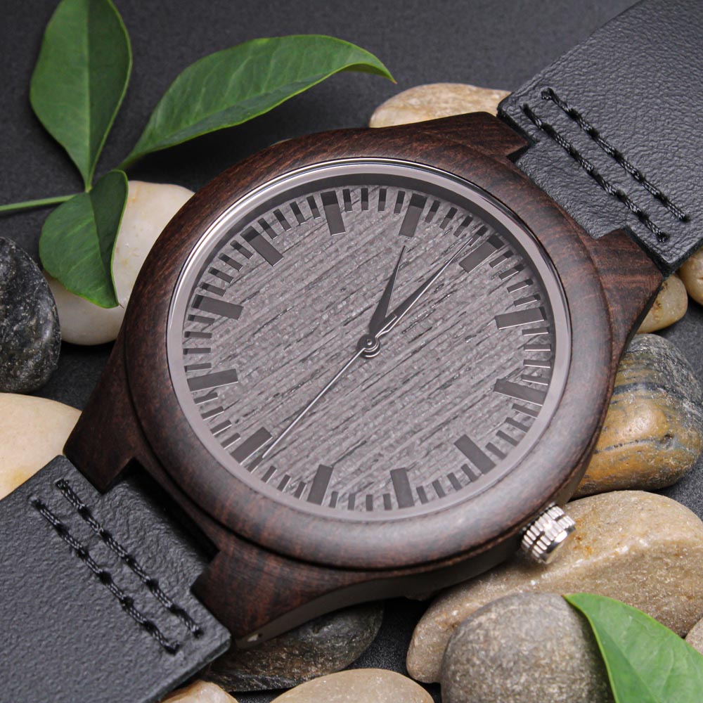 ZELQUAR™ Heritage Sandalwood Wooden Watch – Personalized Luxury Timepiece