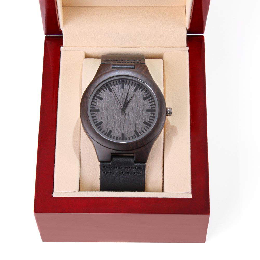 ZELQUAR™ Heritage Sandalwood Wooden Watch – Personalized Luxury Timepiece