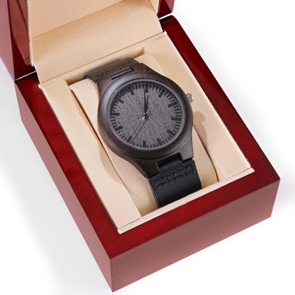 ZELQUAR™ Heritage Sandalwood Wooden Watch – Personalized Luxury Timepiece