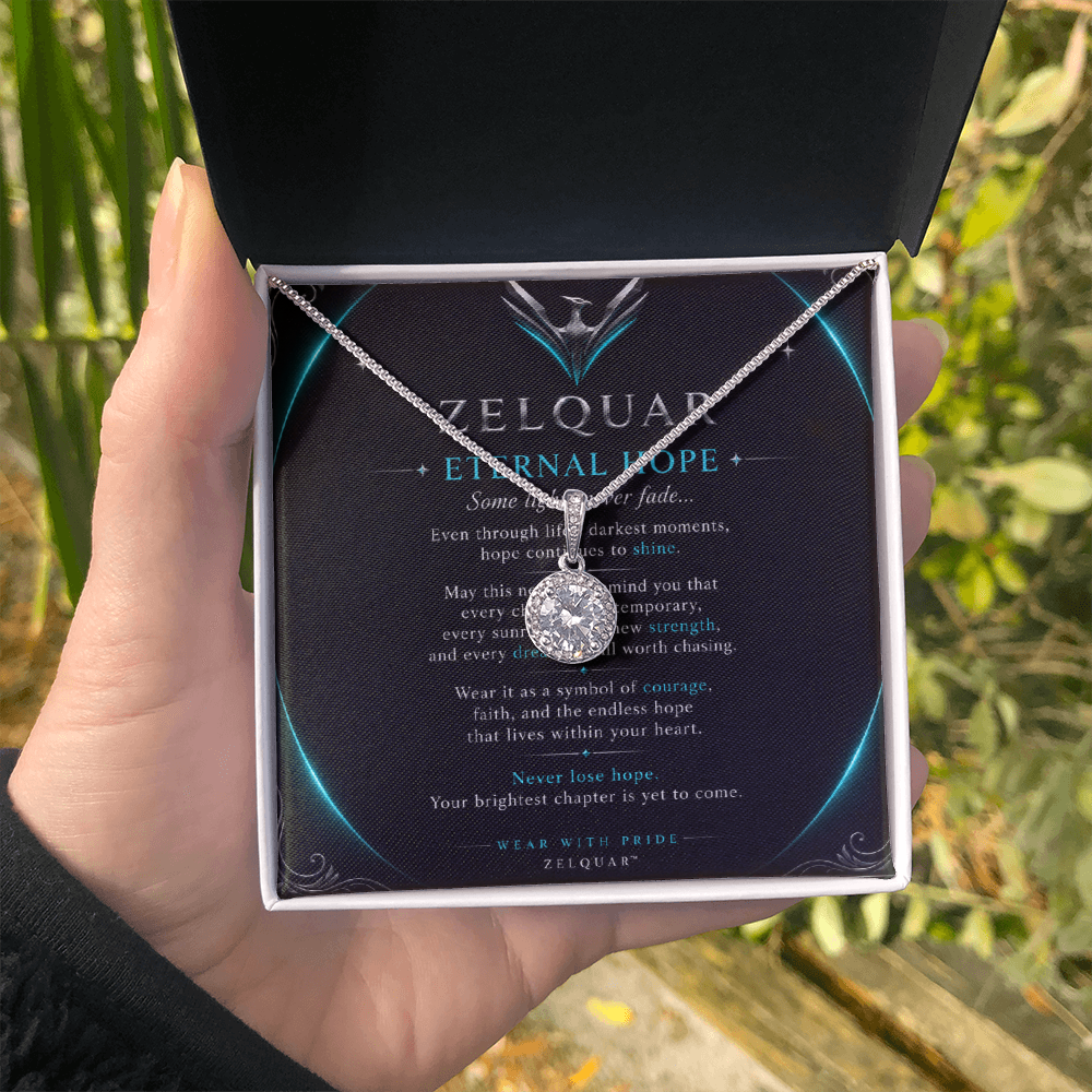 ZELQUAR™ Eternal Hope Necklace – A Timeless Symbol of Strength & Hope
