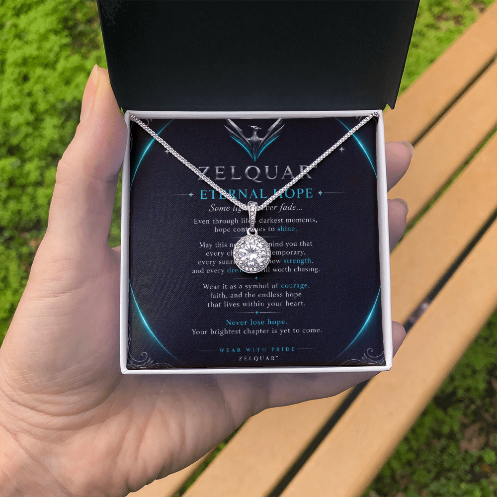 ZELQUAR™ Eternal Hope Necklace – A Timeless Symbol of Strength & Hope