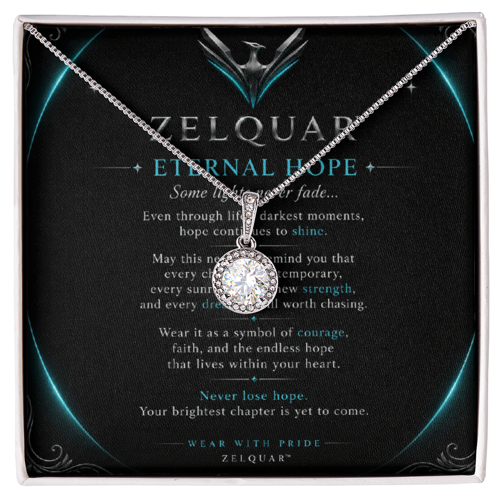 ZELQUAR™ Eternal Hope Necklace – A Timeless Symbol of Strength & Hope