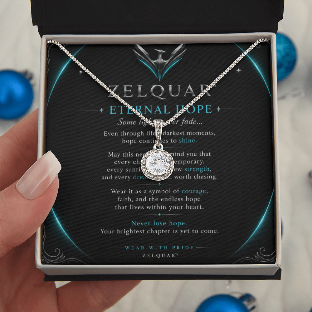 ZELQUAR™ Eternal Hope Necklace – A Timeless Symbol of Strength & Hope