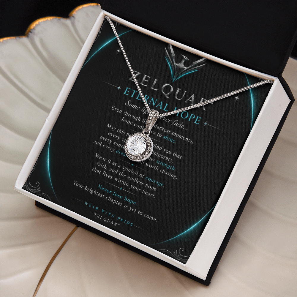 ZELQUAR™ Eternal Hope Necklace – A Timeless Symbol of Strength & Hope