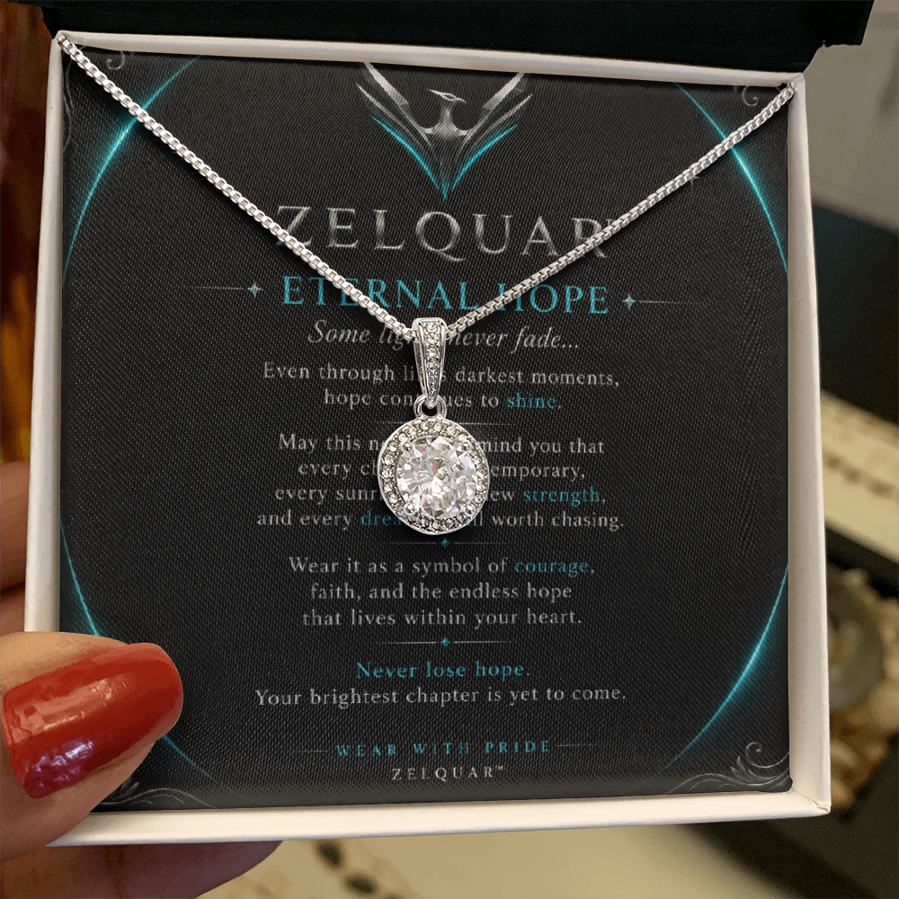 ZELQUAR™ Eternal Hope Necklace – A Timeless Symbol of Strength & Hope