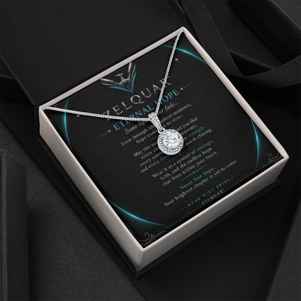ZELQUAR™ Eternal Hope Necklace – A Timeless Symbol of Strength & Hope