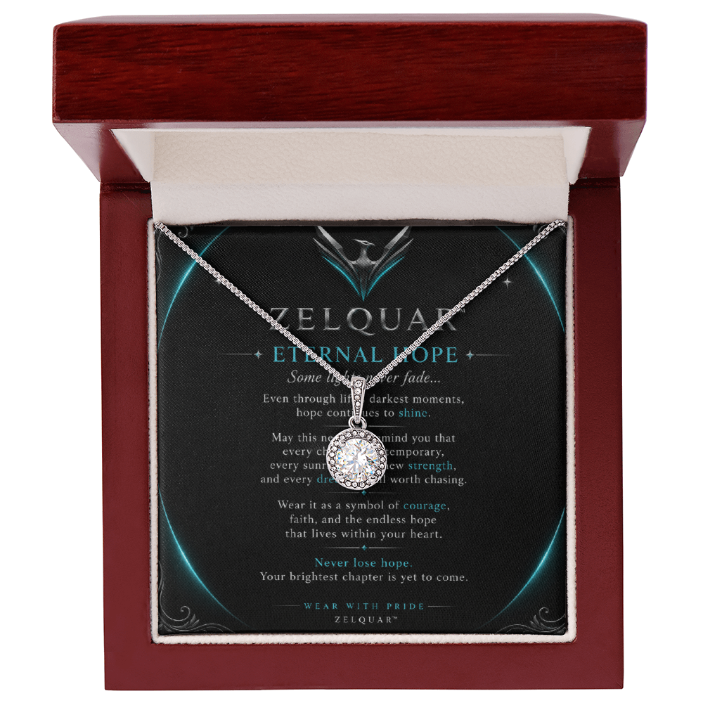 ZELQUAR™ Eternal Hope Necklace – A Timeless Symbol of Strength & Hope