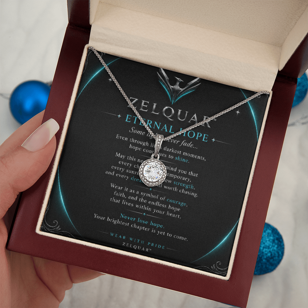 ZELQUAR™ Eternal Hope Necklace – A Timeless Symbol of Strength & Hope