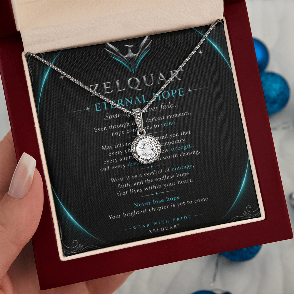 ZELQUAR™ Eternal Hope Necklace – A Timeless Symbol of Strength & Hope