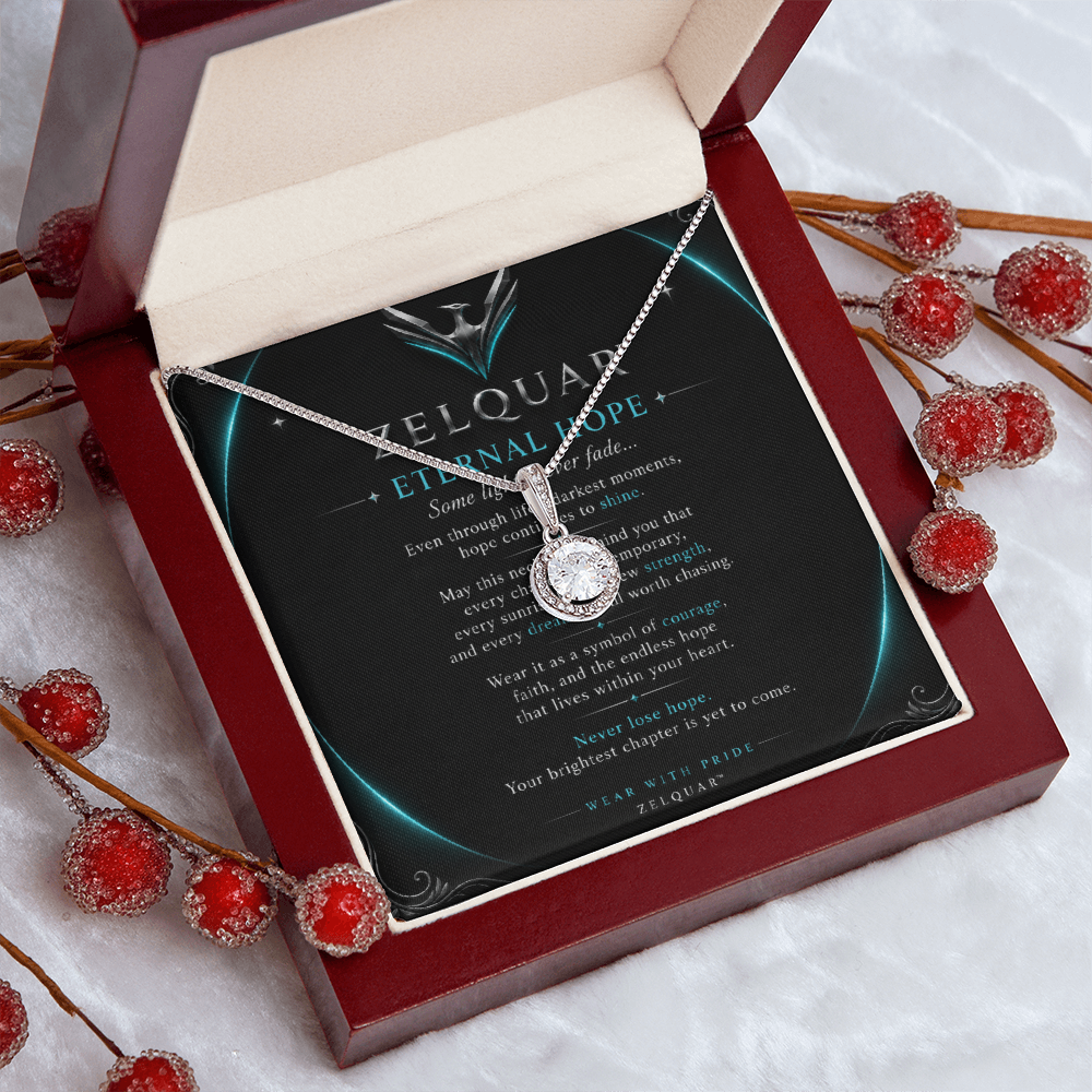 ZELQUAR™ Eternal Hope Necklace – A Timeless Symbol of Strength & Hope