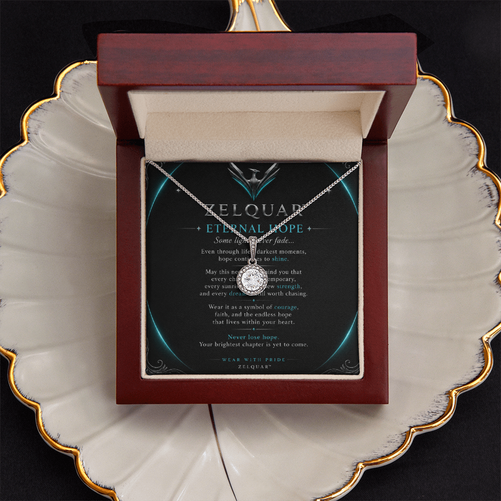 ZELQUAR™ Eternal Hope Necklace – A Timeless Symbol of Strength & Hope
