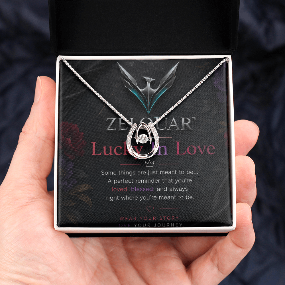 ZELQUAR™ Lucky In Love Necklace – A Timeless Gift of Love