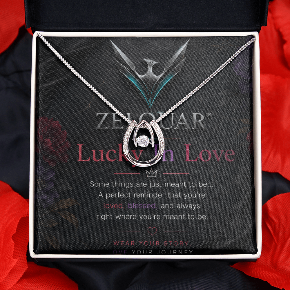 ZELQUAR™ Lucky In Love Necklace – A Timeless Gift of Love