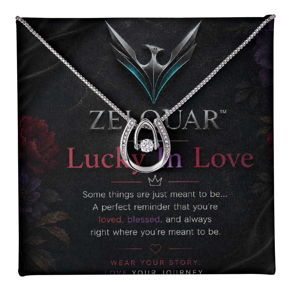 ZELQUAR™ Lucky In Love Necklace – A Timeless Gift of Love