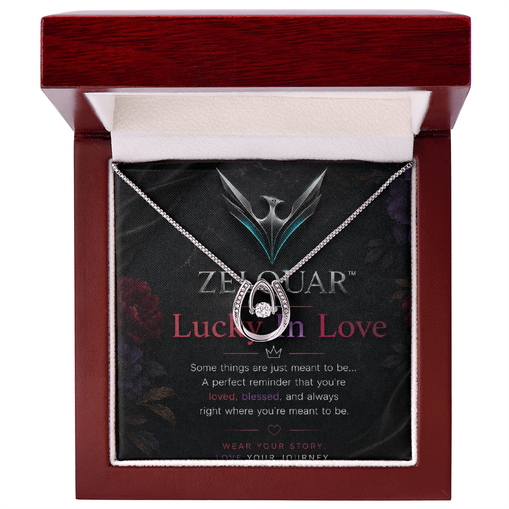 ZELQUAR™ Lucky In Love Necklace – A Timeless Gift of Love