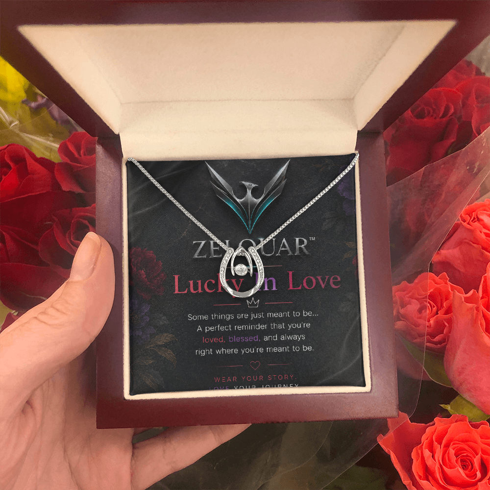ZELQUAR™ Lucky In Love Necklace – A Timeless Gift of Love