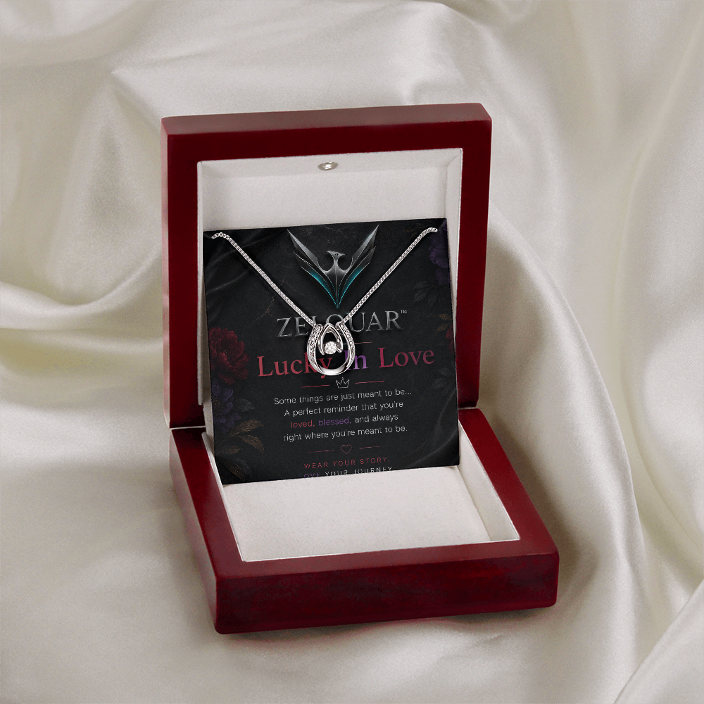 ZELQUAR™ Lucky In Love Necklace – A Timeless Gift of Love