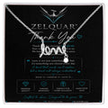 ZELQUAR™ Scripted Love Necklace — Luxury Gift for Her