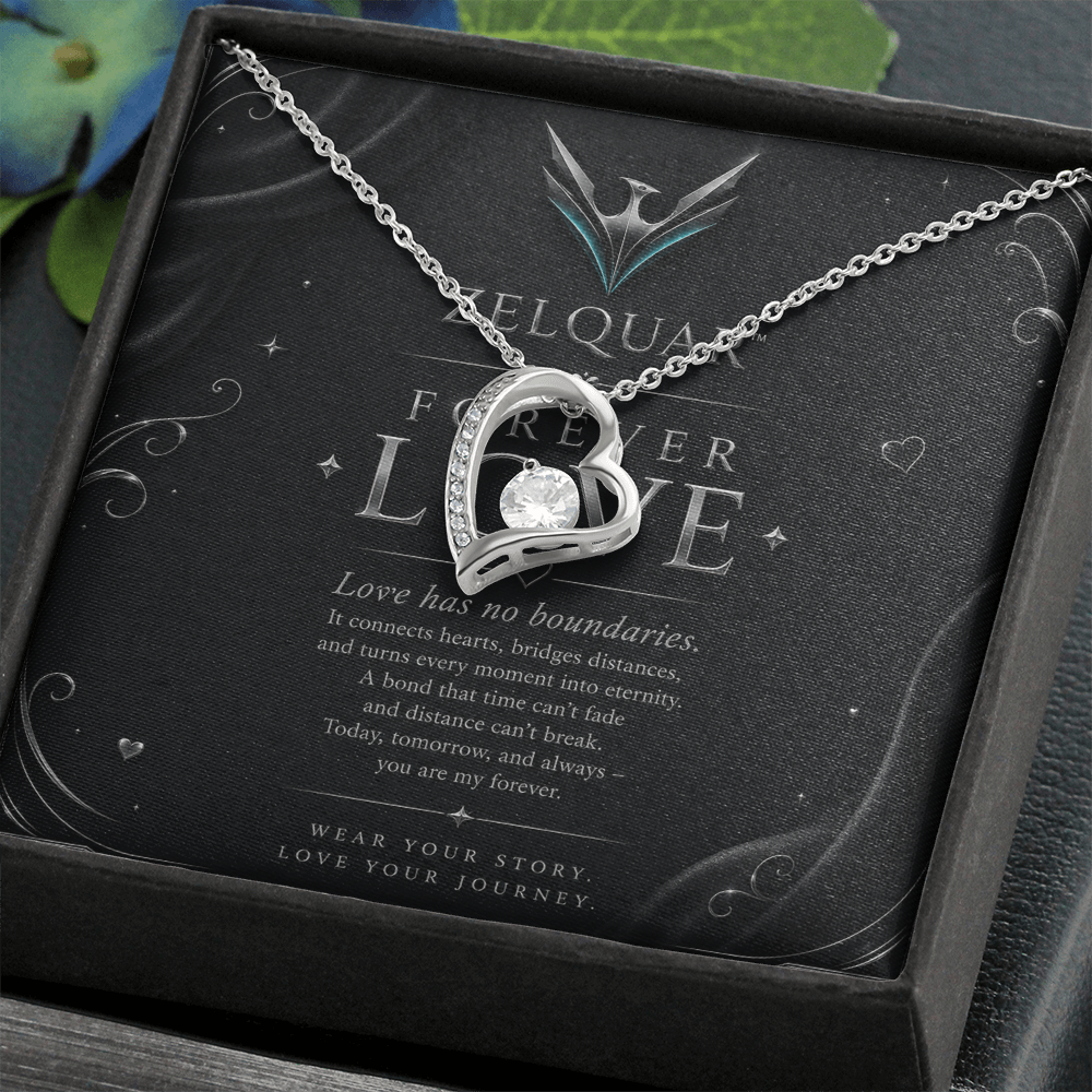 ZELQUAR™ Forever Love Necklace – A Timeless Symbol of Endless Love